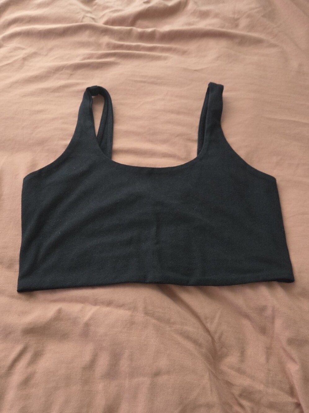 Black Women's Tank Crop Top